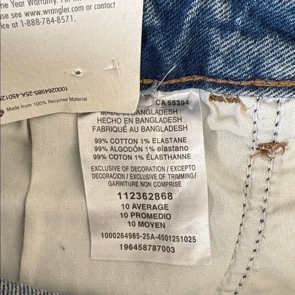 Wrangler Vintage Shorts size 10/30 NWT - Picture 13 of 13